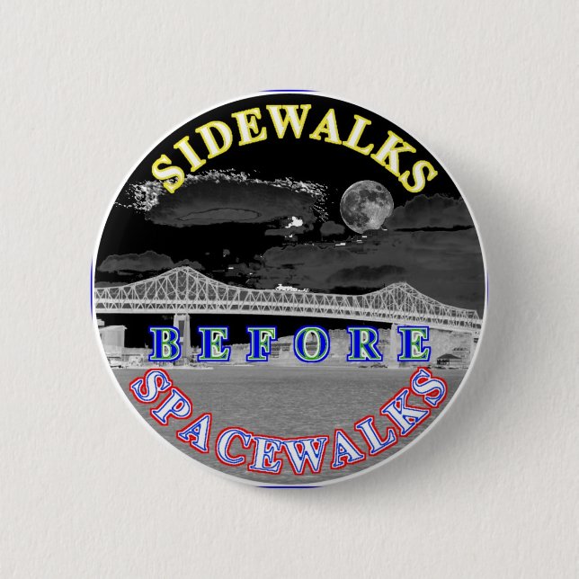 SpaceWalks Pinback Button (Front)