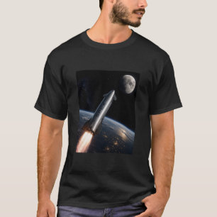 SpaceX Starship Launch Reusable Rocket T-Shirt