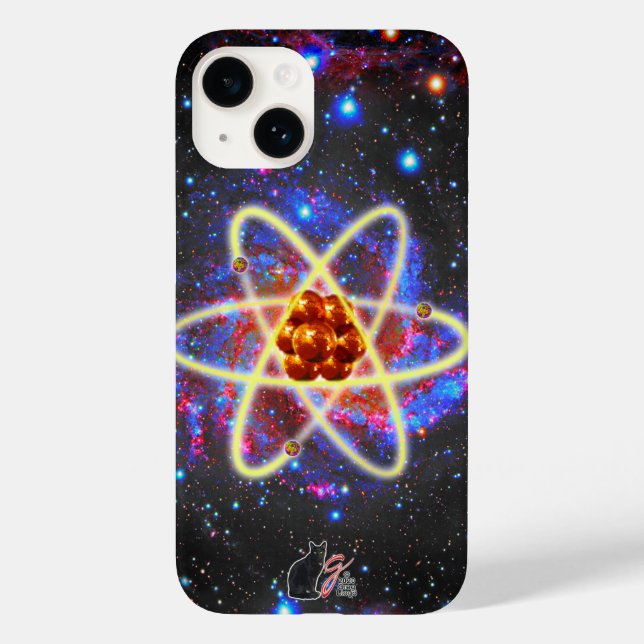 Spacey Atomic Case-Mate iPhone Case (Back)
