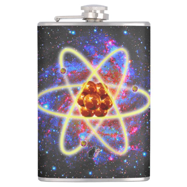 Spacey Atomic Flask (Front)