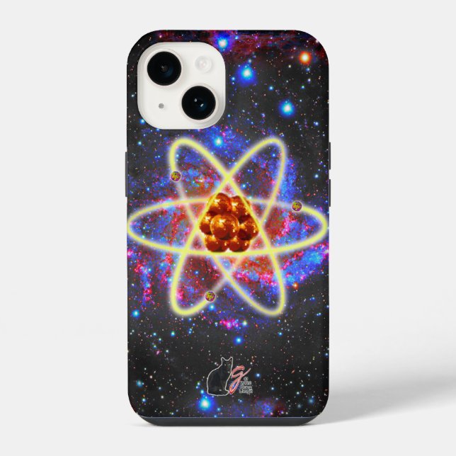 Spacey Atomic Iphone Case (Back)