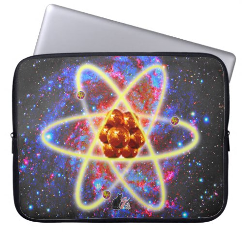 Spacey Atomic Laptop Sleeve