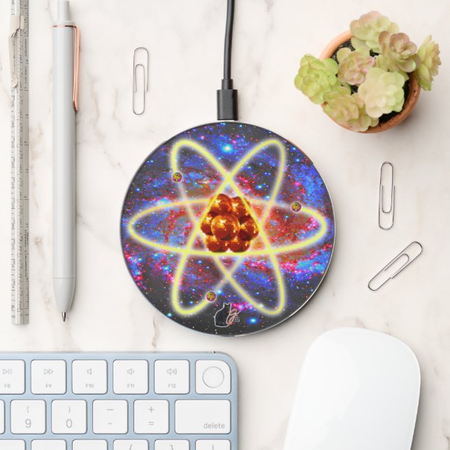 Spacey Atomic Wireless Charger (Desk)