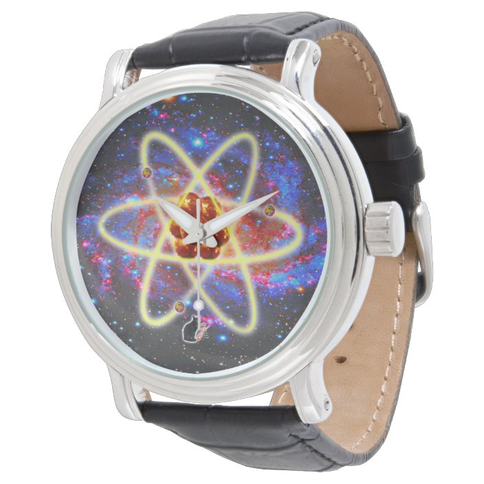 Spacey Atomic Wrist Watch