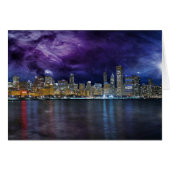 Spacey Chicago Skyline (Front Horizontal)