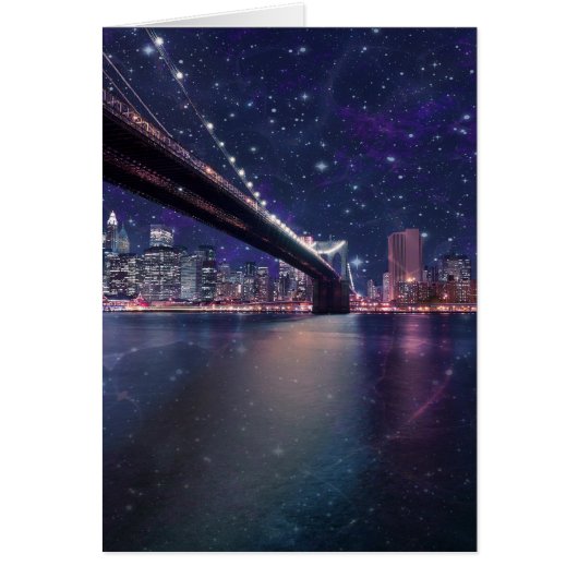 Spacey Manhattan Skyline Cards (Front)