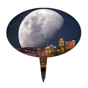 Spacey Pittsburgh Cake Topper