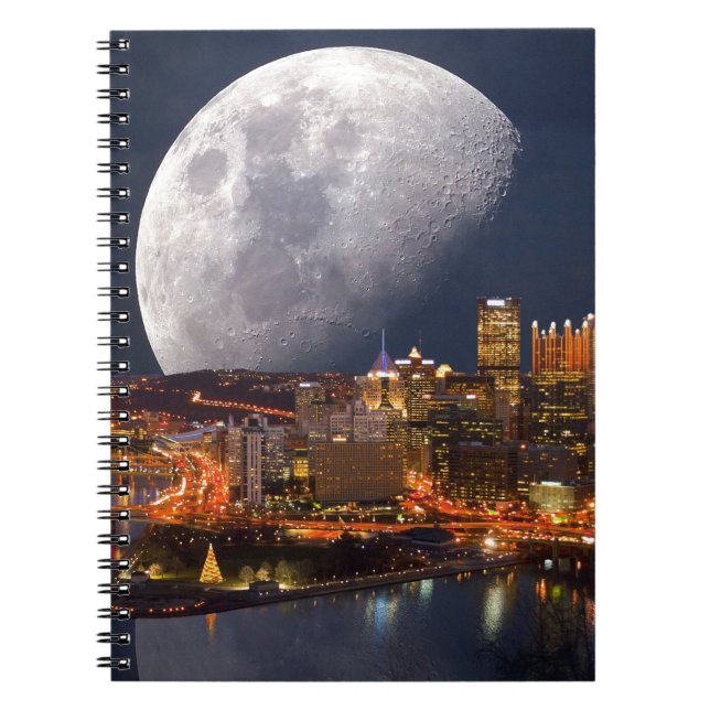 Spacey Pittsburgh Notebook (Front)