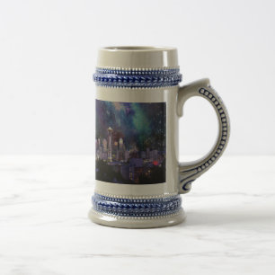 Spacey Seattle Beer Stein