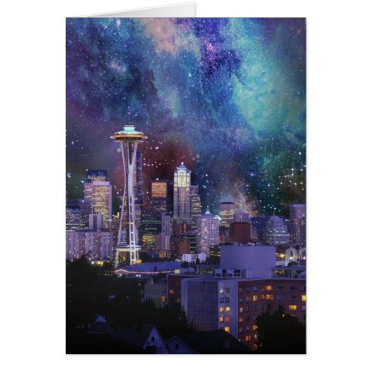 Spacey Seattle Cards (Front)