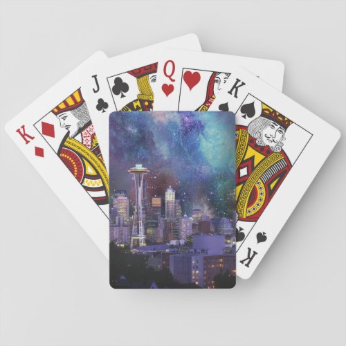 Spacey Seattle Poker Cards