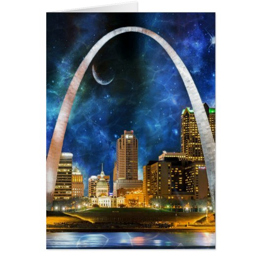 Spacey St. Louis Skyline Cards (Front)