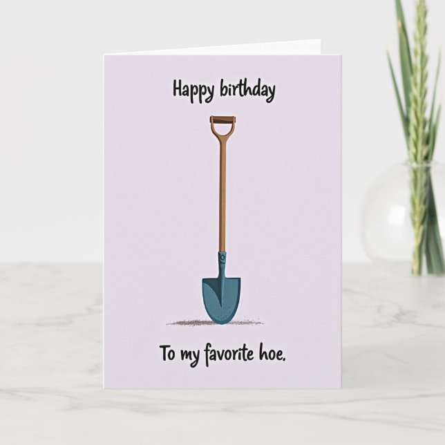 Spade Birthday Card (Front)