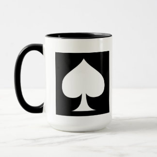 Spade Design-black n white  Mug