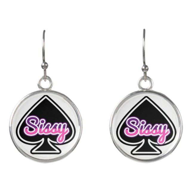 Spade Earrings (Front)