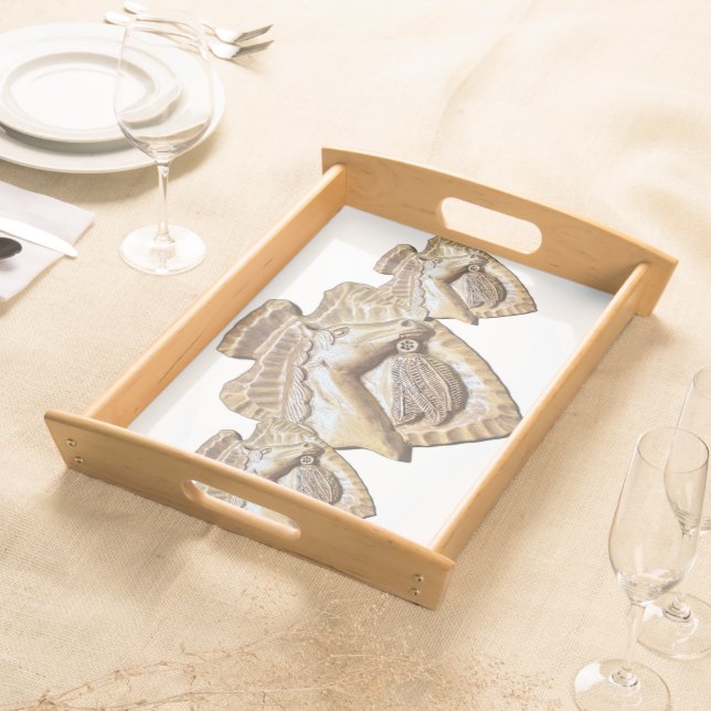 Spade Horsey  Serving Tray (Front)