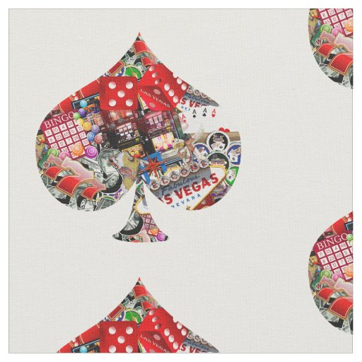 Club Playing Card Shape - Las Vegas Icons Canvas Print by Gravityx9