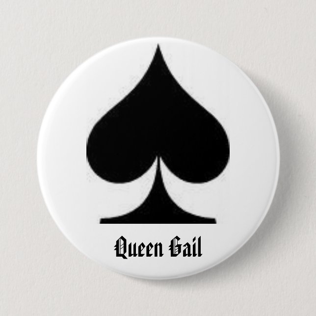 spade, Queen Gail Button (Front)