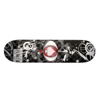 Spade & Skulls Skateboard Deck
