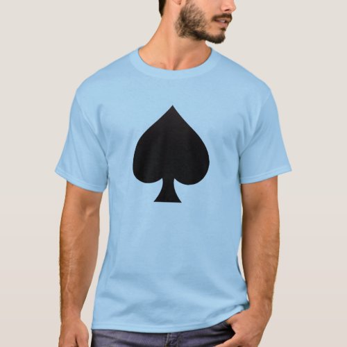 Spade _ Suit of Cards Icon T_Shirt