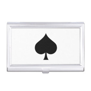 Spade Symbol Case For Business Cards