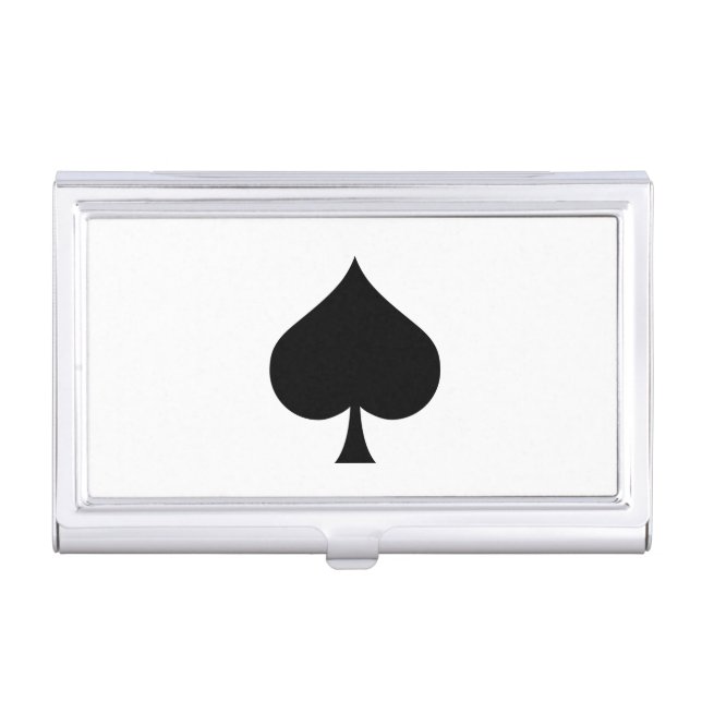 Spade Symbol Case For Business Cards (Front)