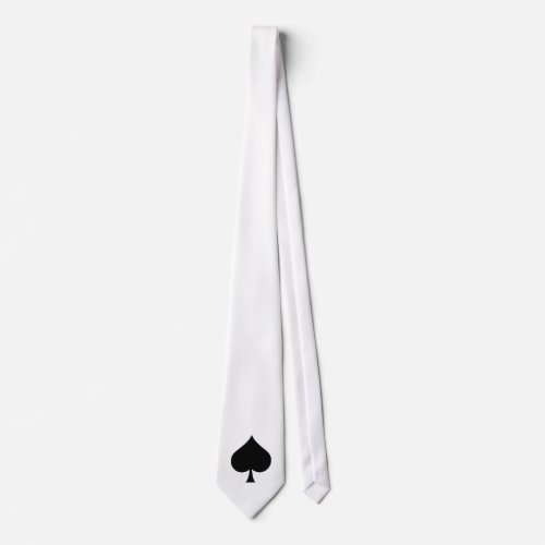 Spade Symbol Tie