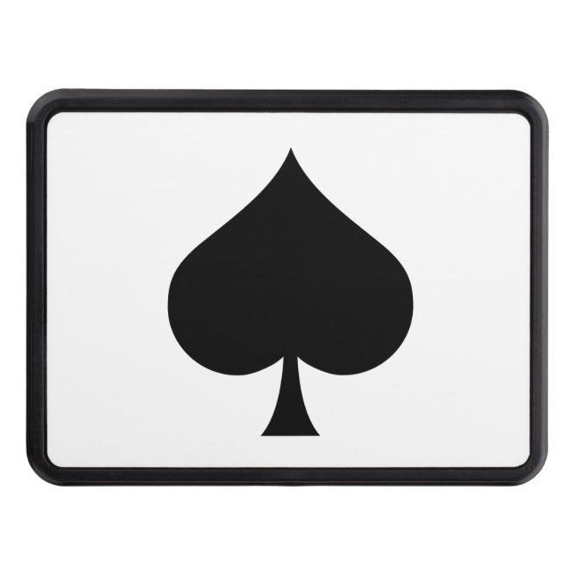 Spade Symbol Tow Hitch Cover (Front)