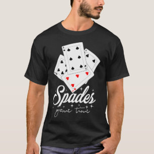 Spades Card Game Time T-Shirt