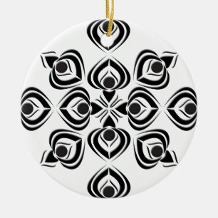 Spades Ceramic Ornament
