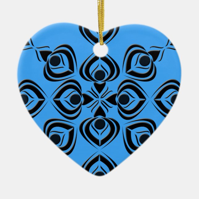 Spades Ceramic Ornament (Front)