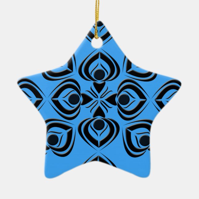Spades Ceramic Ornament (Front)