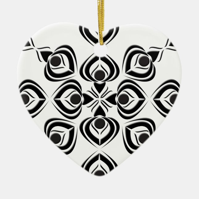 Spades Ceramic Ornament (Front)