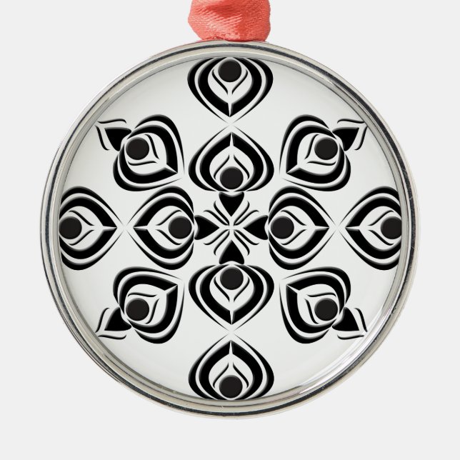 Spades Metal Ornament (Front)