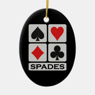 Spades ornament