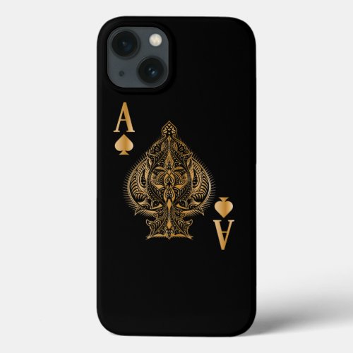 Spades Poker Ace Casino iPhone 13 Case