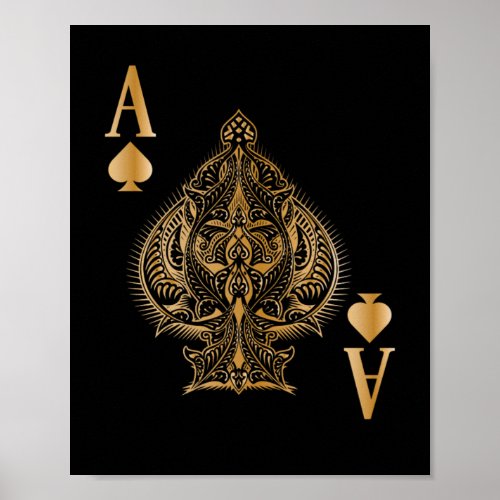 Spades Poker Ace Casino Poster