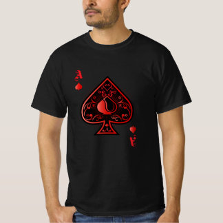 Spades Poker Ace Casino T-Shirt