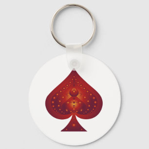 Spades Symbol: Vector Artwork: Keychain
