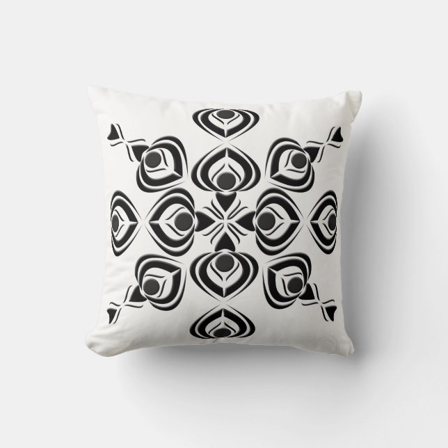 Spades Throw Pillow (Front)