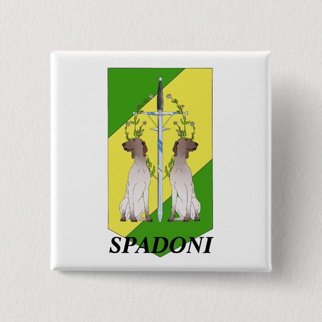 Spadoni Family Pin - Button (Front)