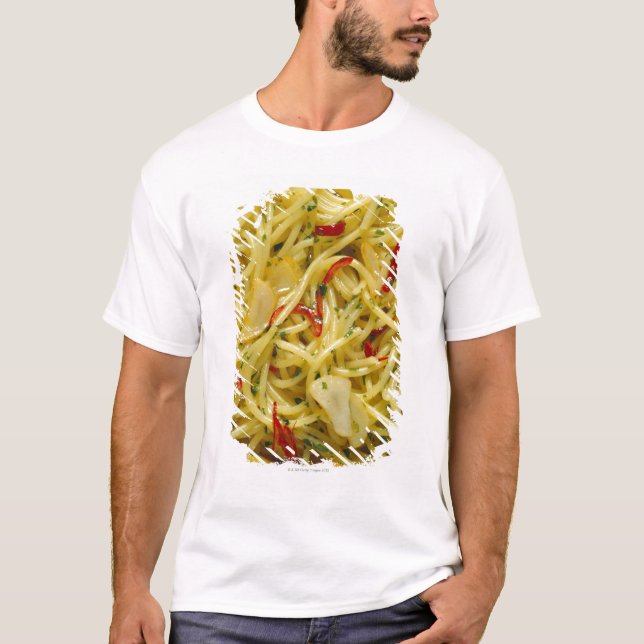 Spaghetti Aglio; Olio and Peperoncino T-Shirt (Front)
