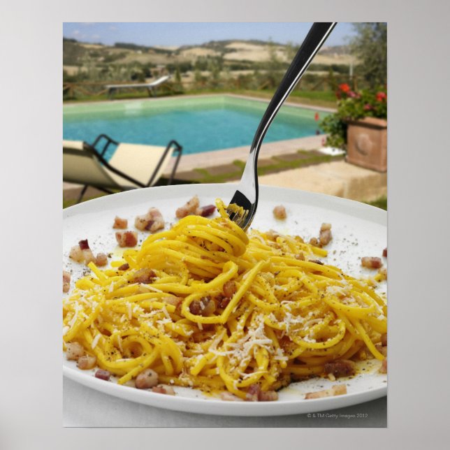 Spaghetti Carbonara Poster (Front)