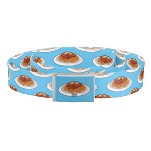 Spaghetti cartoon illustration Belt