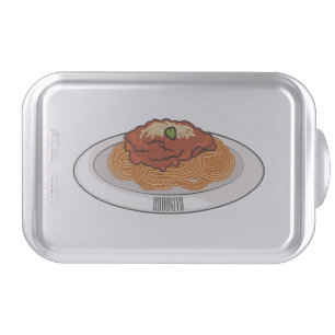  Spaghetti cartoon illustration Cake Pan