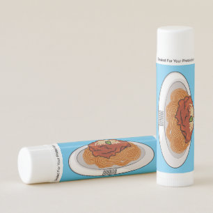 Spaghetti cartoon illustration Lip Balm