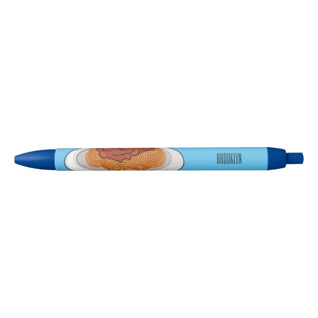  Spaghetti cartoon illustration Pen (Front)