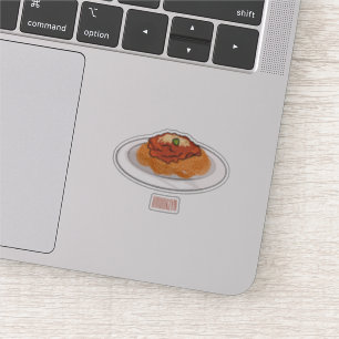  Spaghetti cartoon illustration Sticker