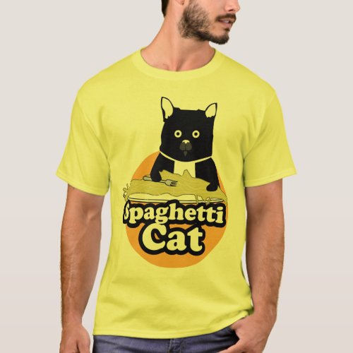 Spaghetti Cat T_Shirt