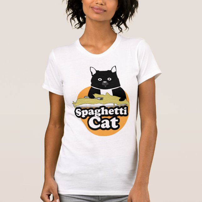 Spaghetti Cat T-Shirt (Front)